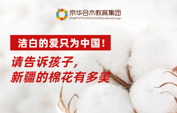 潔白的愛只為中國！請告訴孩子，新疆的棉花有多美